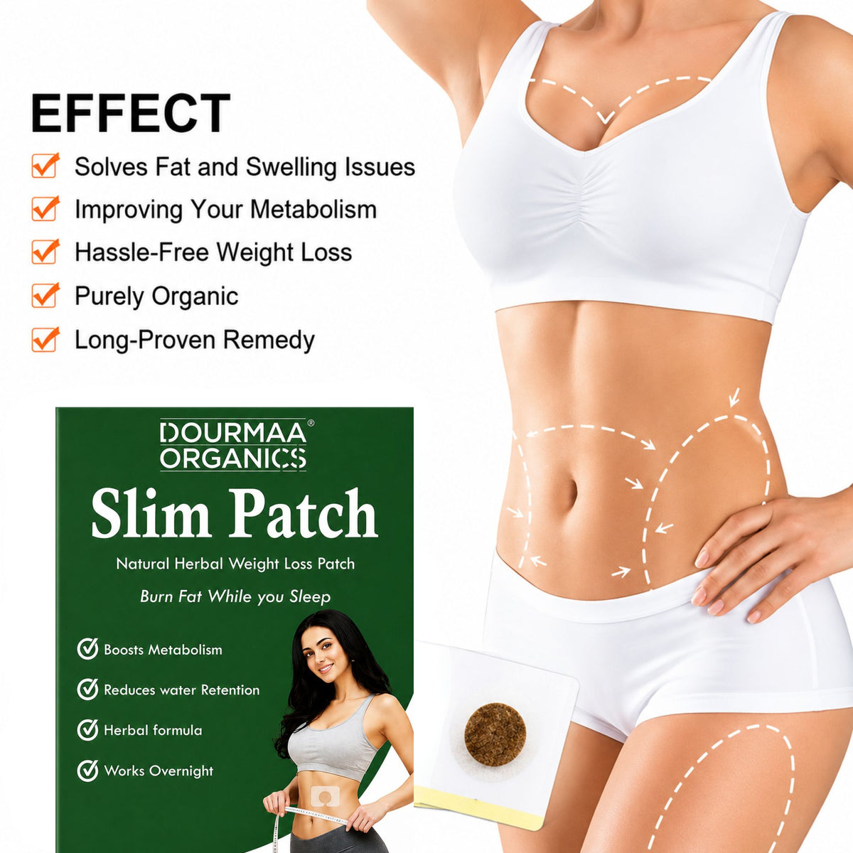Slimming Patches for Weight Loss Kit, Fat Burning Weight - 10 Piece
