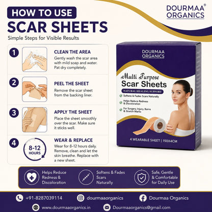 Reusable Silicone Scar Sheets for Old & New Scar Treatment