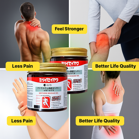 Japanese Formula Soothing Massage Gel for Muscle & Joint Pain – Pack of 2