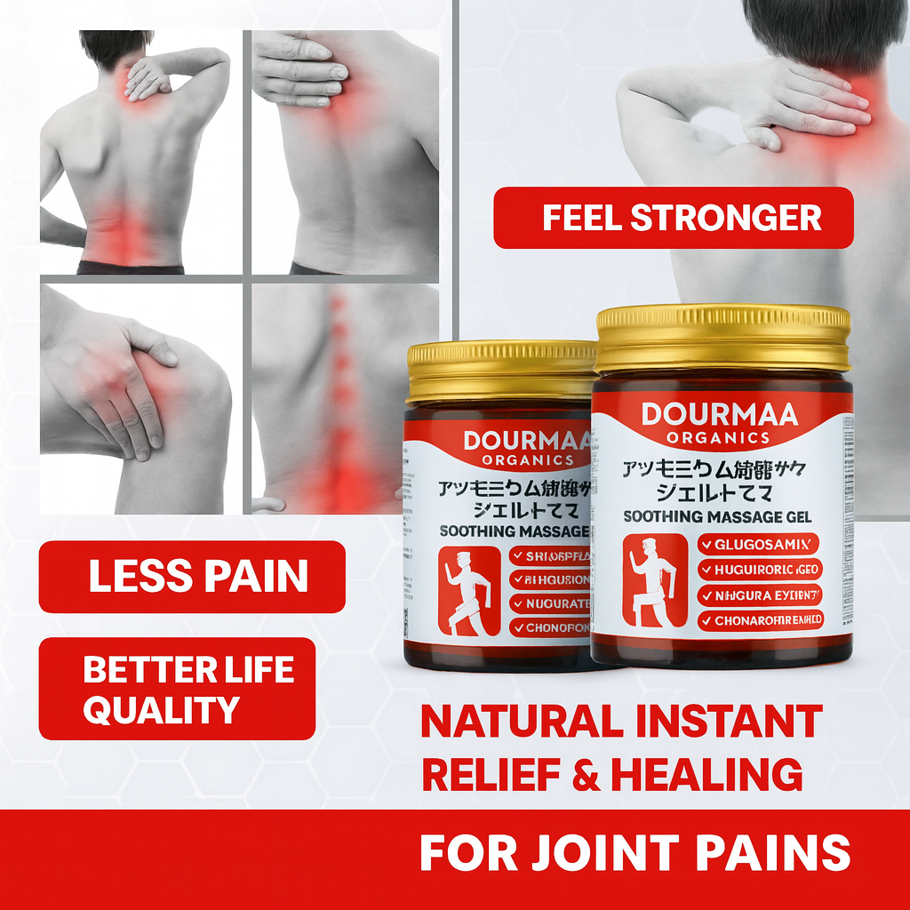 Japanese Formula Soothing Massage Gel for Muscle & Joint Pain – Pack of 2
