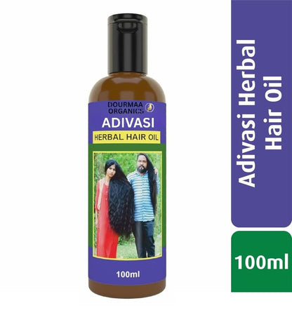 Adivasi Herbal Hair Oil for Hair Growth & Hair Fall Control – 100ml (Pack of 2)