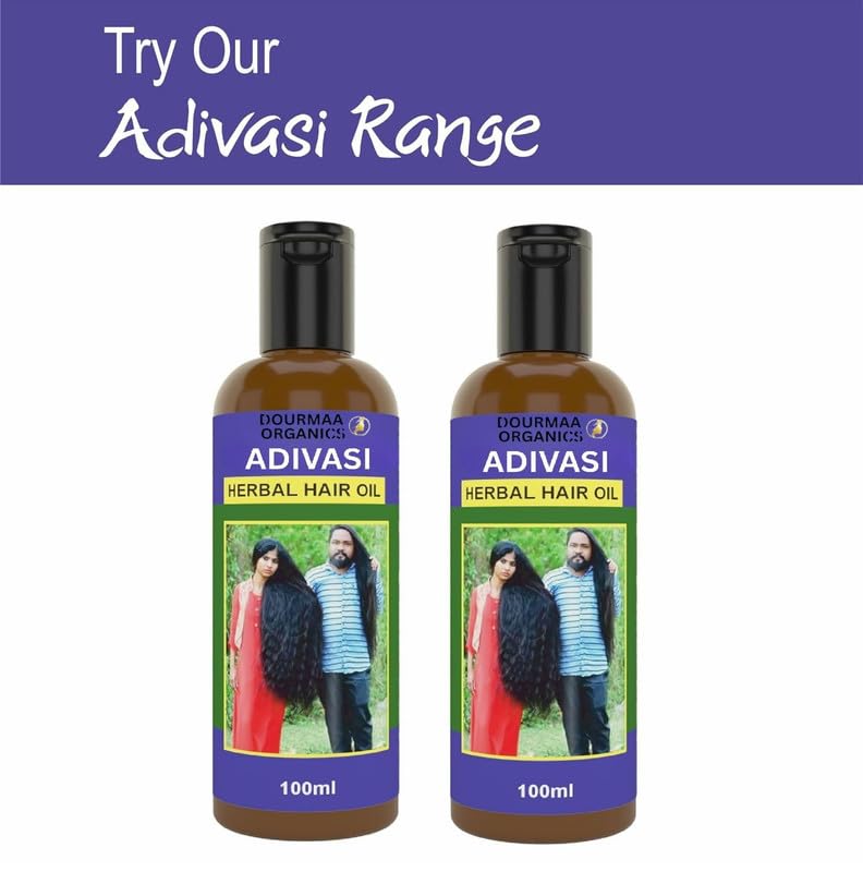 Adivasi Herbal Hair Oil for Hair Growth & Hair Fall Control – 100ml (Pack of 2)
