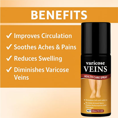 Varicose Veins Spray | Quick Relief from Leg Pain – 30ml (Pack of 1)