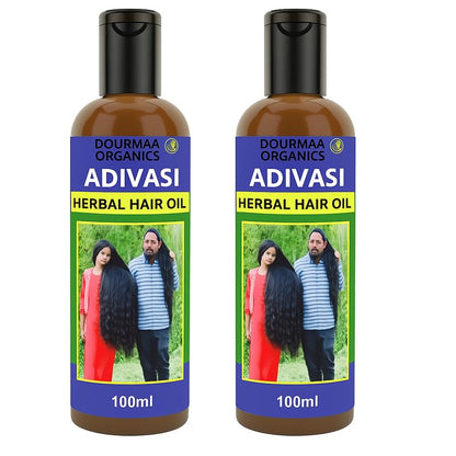 Adivasi Herbal Hair Oil for Hair Growth & Hair Fall Control – 100ml (Pack of 2)