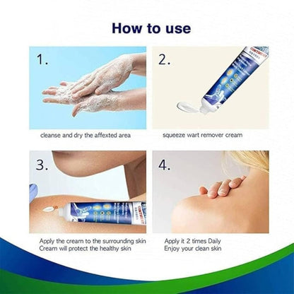Wart Remover Ointment for Safe & Effective Skin Wart Removal-100g (Pack of 2)