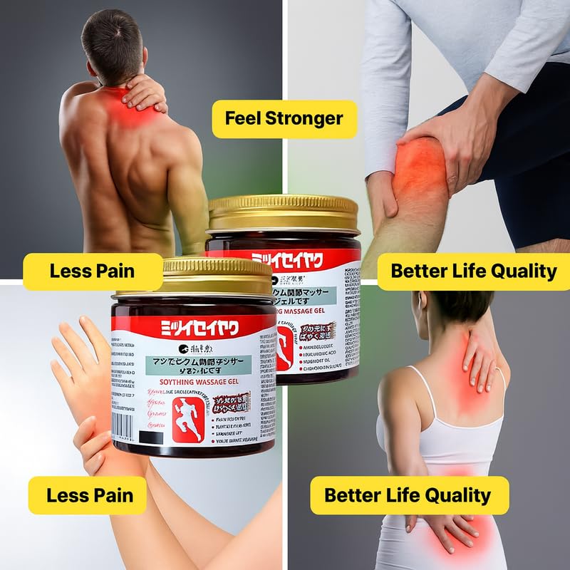 Japanese Formula Soothing Massage Gel for Joint & Body Pain Relief – 100g