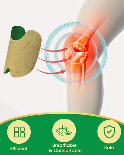 Ayurvedic Knee Pain Relief Patch – Herbal Joint & Muscle Support (10 Patches)