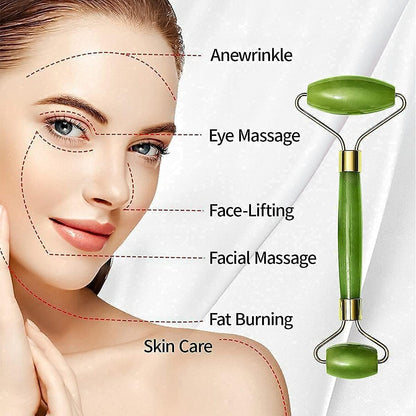 Jade Roller and Gua Sha Facial Massage for Women & Men