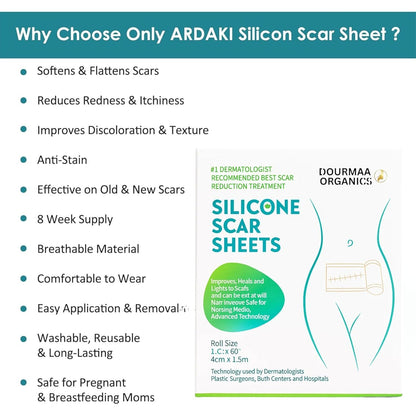 Reusable Silicone Scar Sheets for Old & New Scar Treatment