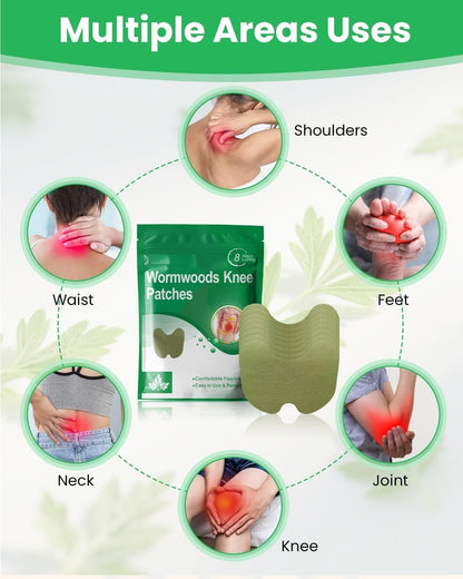 Ayurvedic Knee Pain Relief Patch – Herbal Joint & Muscle Support (10 Patches)